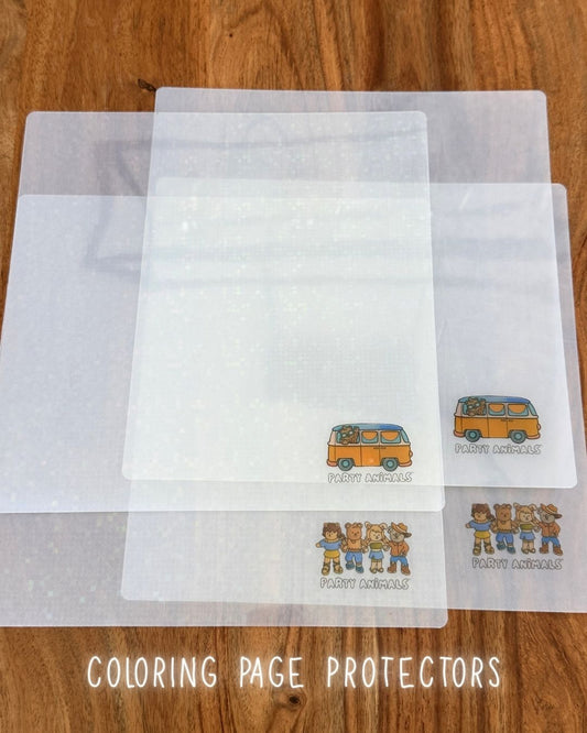 Party Animals Holographic Page Protectors