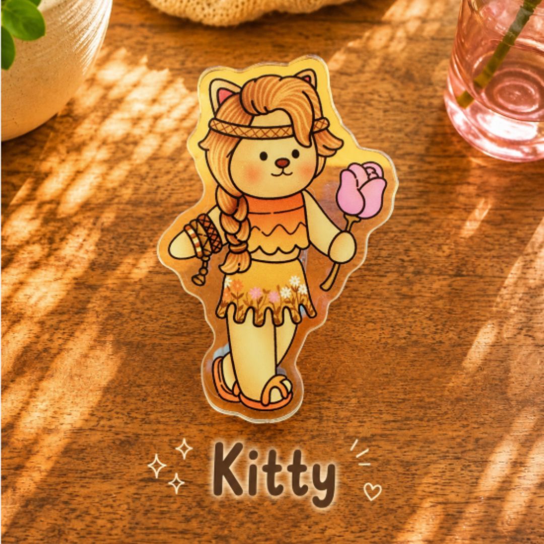 Party Animals Acrylic Character Page Clips