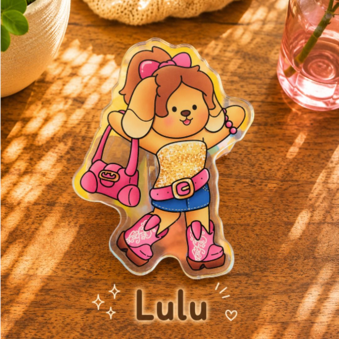 Party Animals Acrylic Character Page Clips