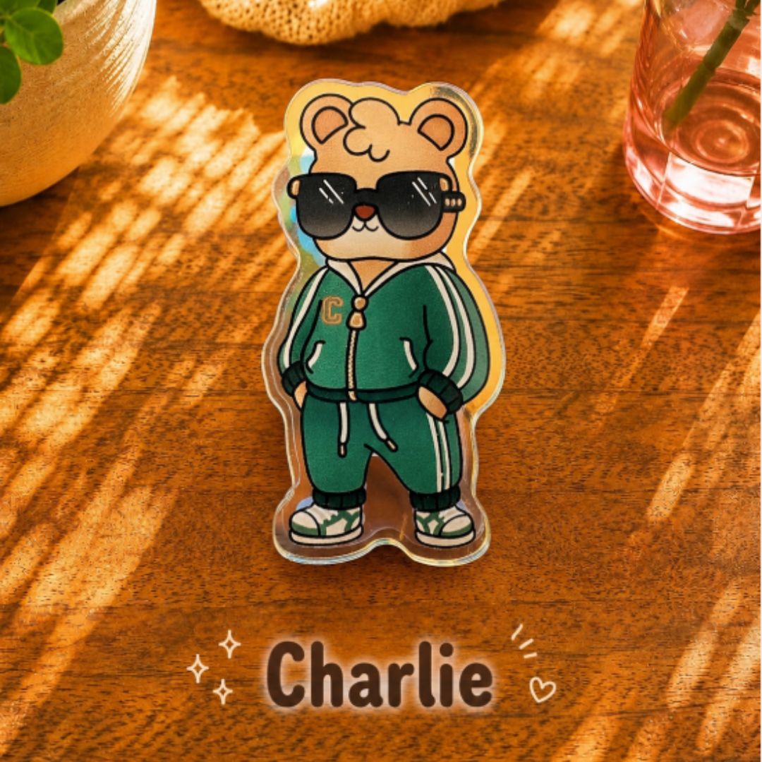 Party Animals Acrylic Character Page Clips