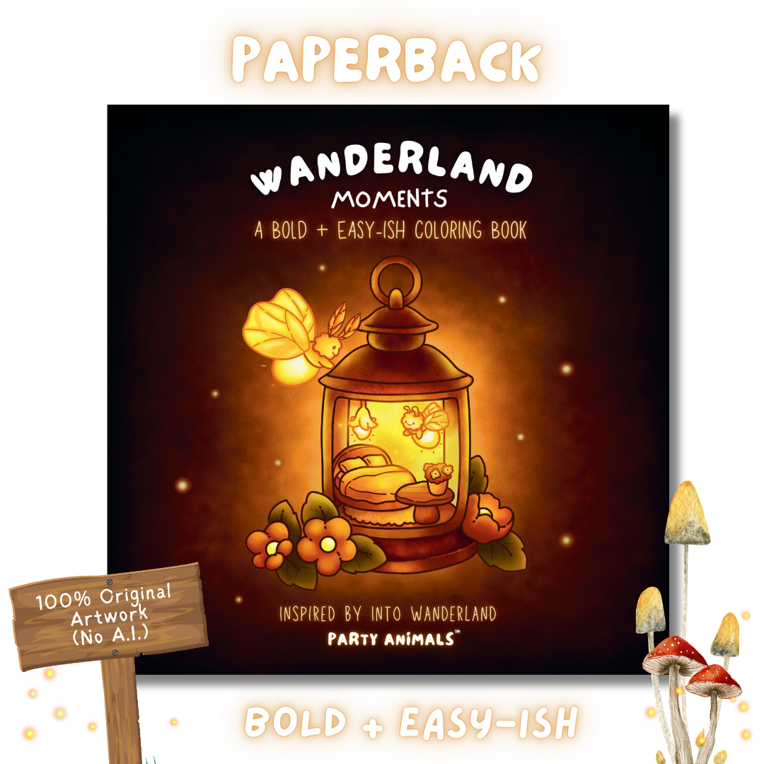 Wanderland Moments: Bold and Easy-ish Coloring Book (Paperback)
