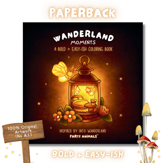 Wanderland Moments: Bold and Easy-ish Coloring Book (Paperback)