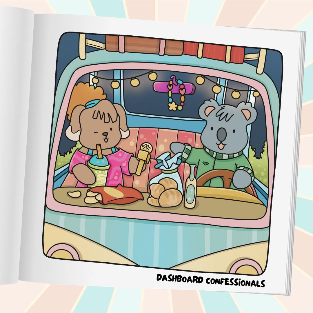Road Trippin' Coloring Book (Paperback)