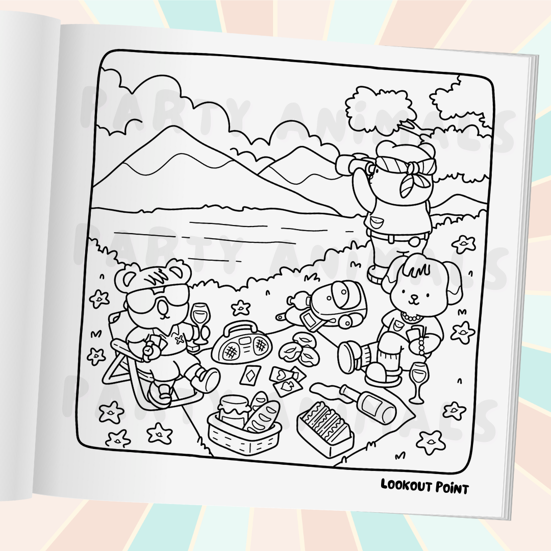 Road Trippin' Coloring Book (Paperback)