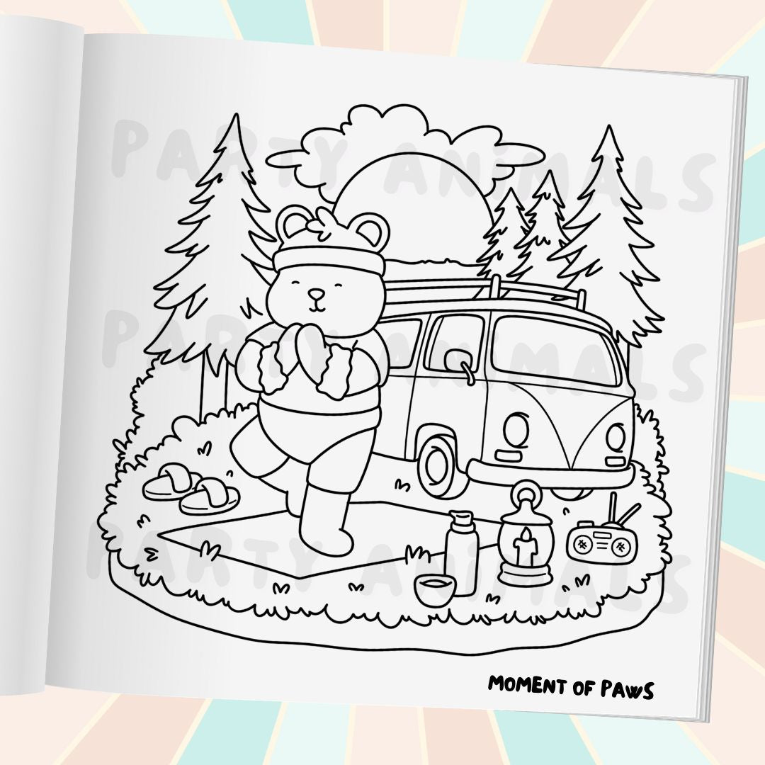 Road Trippin' Spiralbound Coloring Book