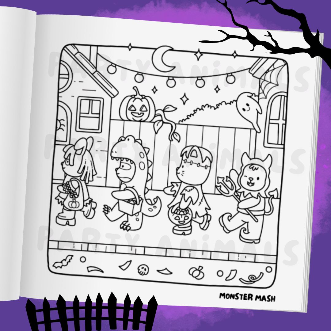 The Boo Crew Coloring Book (Paperback)