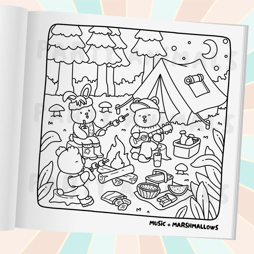 Road Trippin' Spiralbound Coloring Book