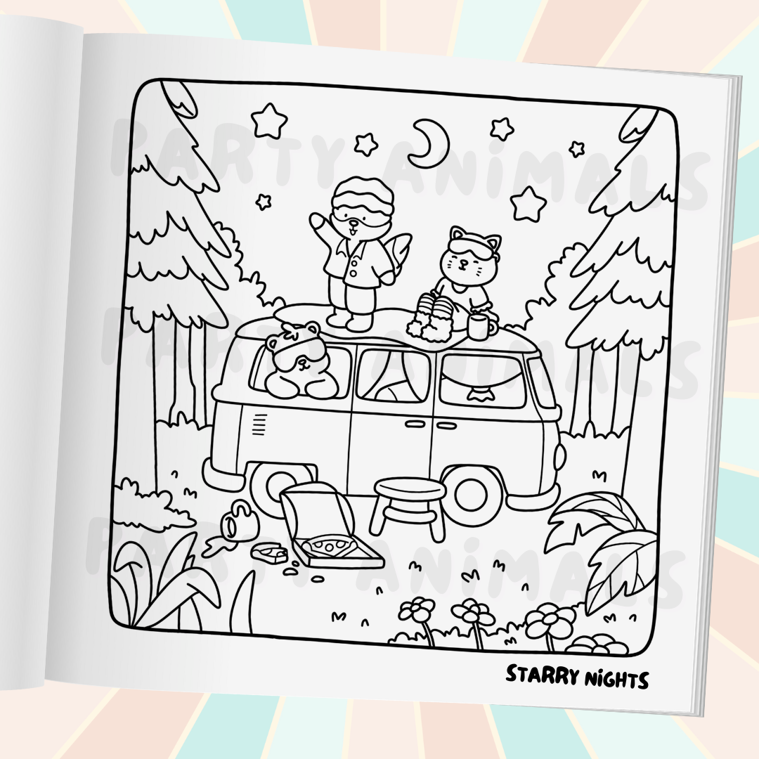 Road Trippin' Coloring Book (Paperback)