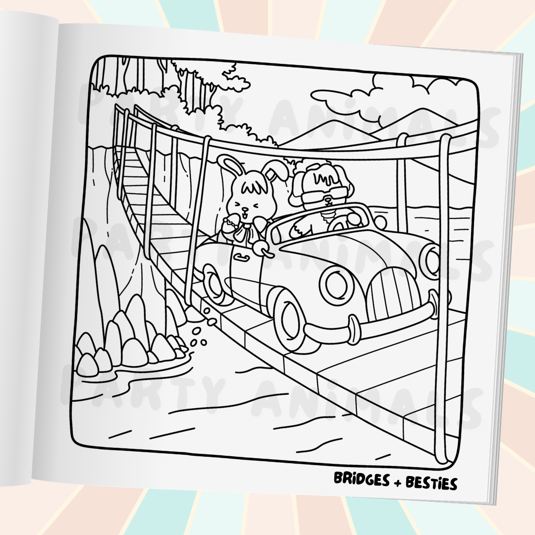 Road Trippin' Coloring Book (Paperback)