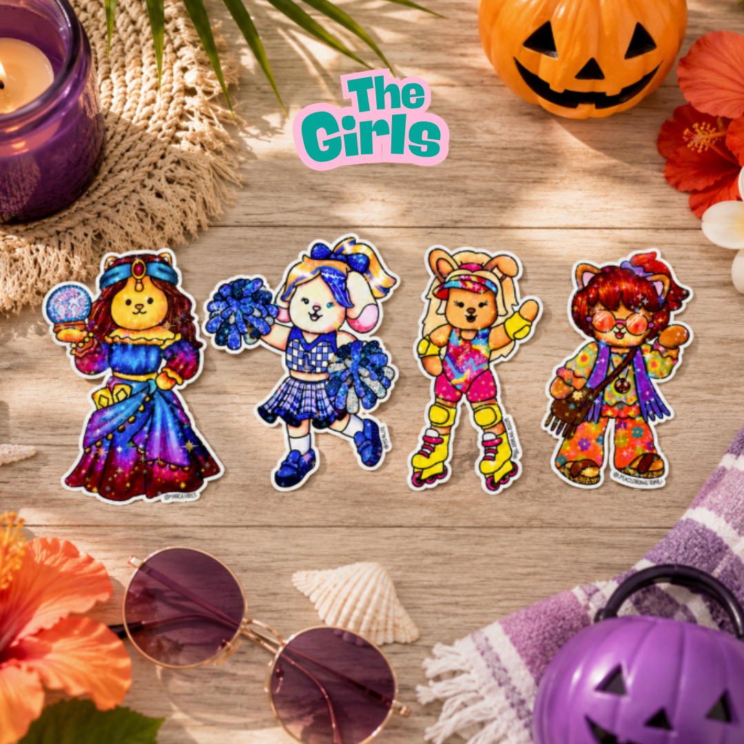 Summerween Artist Collab Premium Holographic Stickers