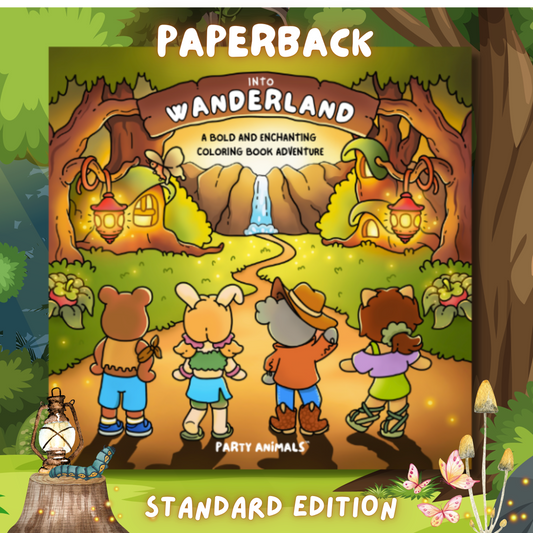 Into Wanderland Coloring Book: Standard Edition (Paperback)