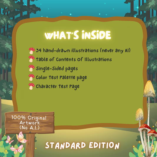 Into Wanderland Coloring Book: Standard Edition (Paperback)