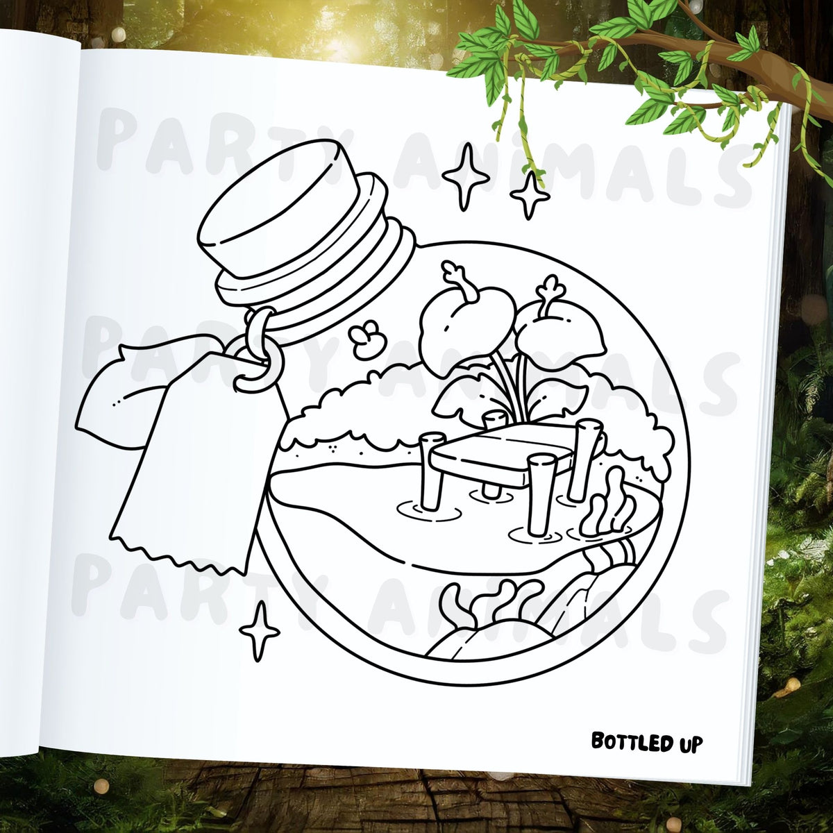 Wanderland Moments: Bold and Easy-ish Coloring Book (Paperback)