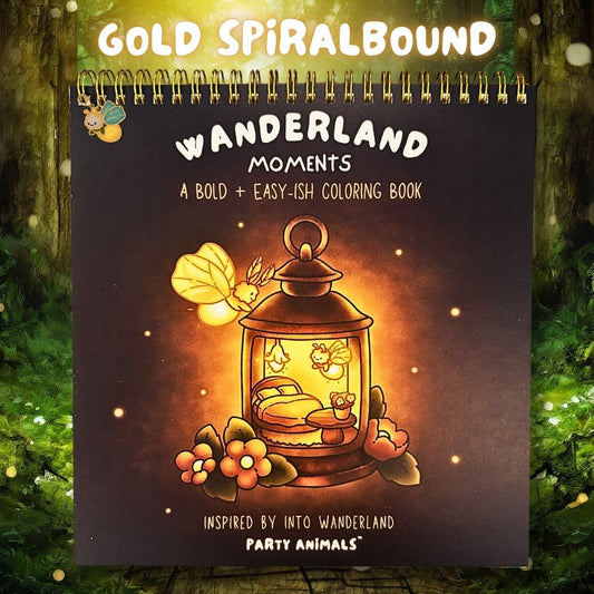 Wanderland Moments Spiralbound Coloring Book